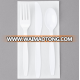 2017 high quality eco-friendly disposable PP PS plastic cutlery/fork/knife/spoon