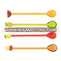 Lampwork glass fruit tea spoon wholesale